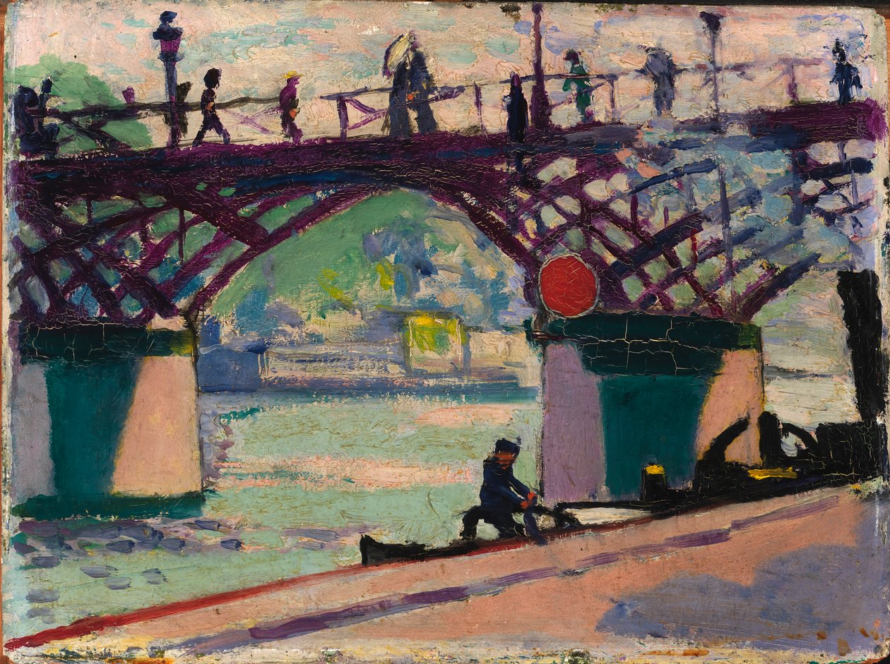 Pont des Arts, 1908-1911 door Henry Lyman Saÿen