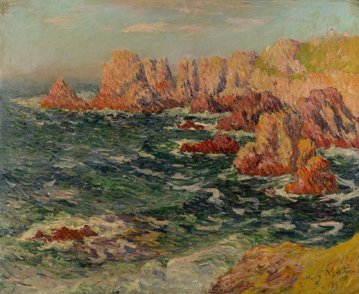 De Kust van Bretagne door Henry Moret