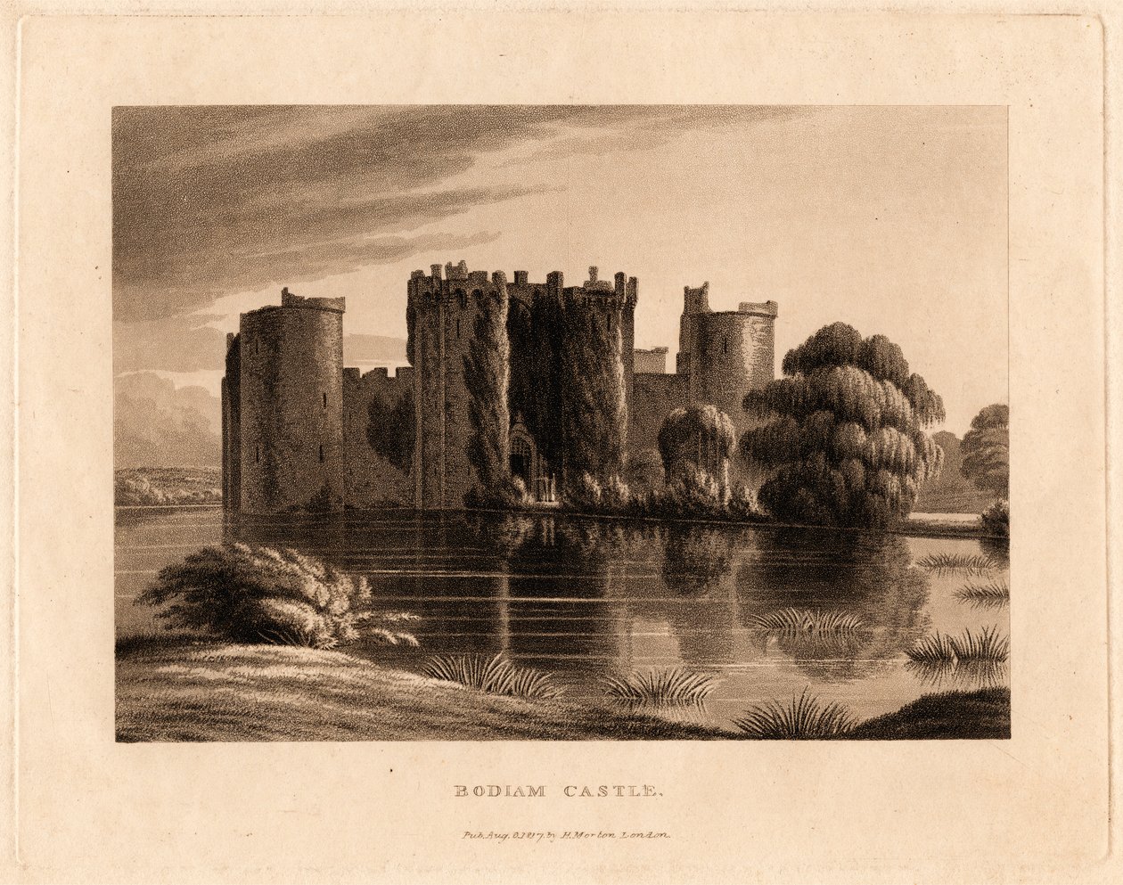 Kasteel Bodiam door Henry Morton