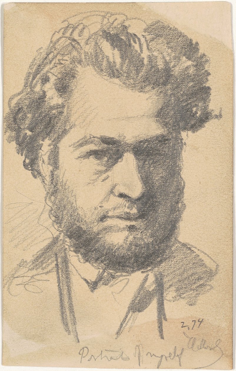 Portret van mezelf door Henry Mosler