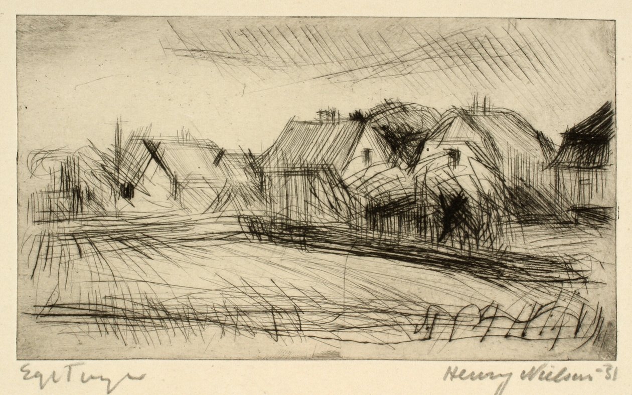 Huizen met Tuinen door Henry Nielsen
