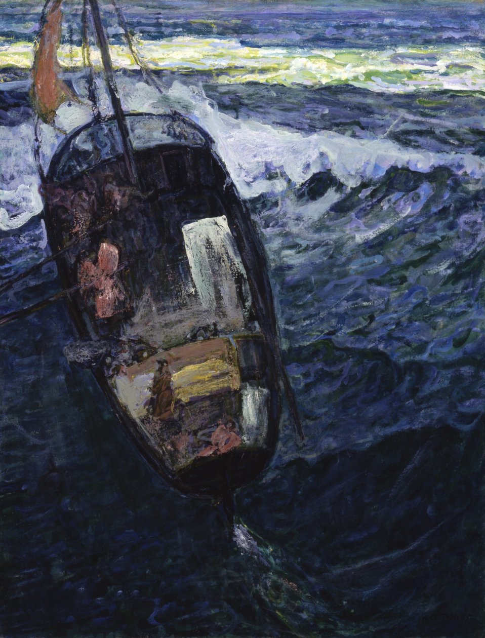 Vissers op zee door Henry Ossawa Tanner