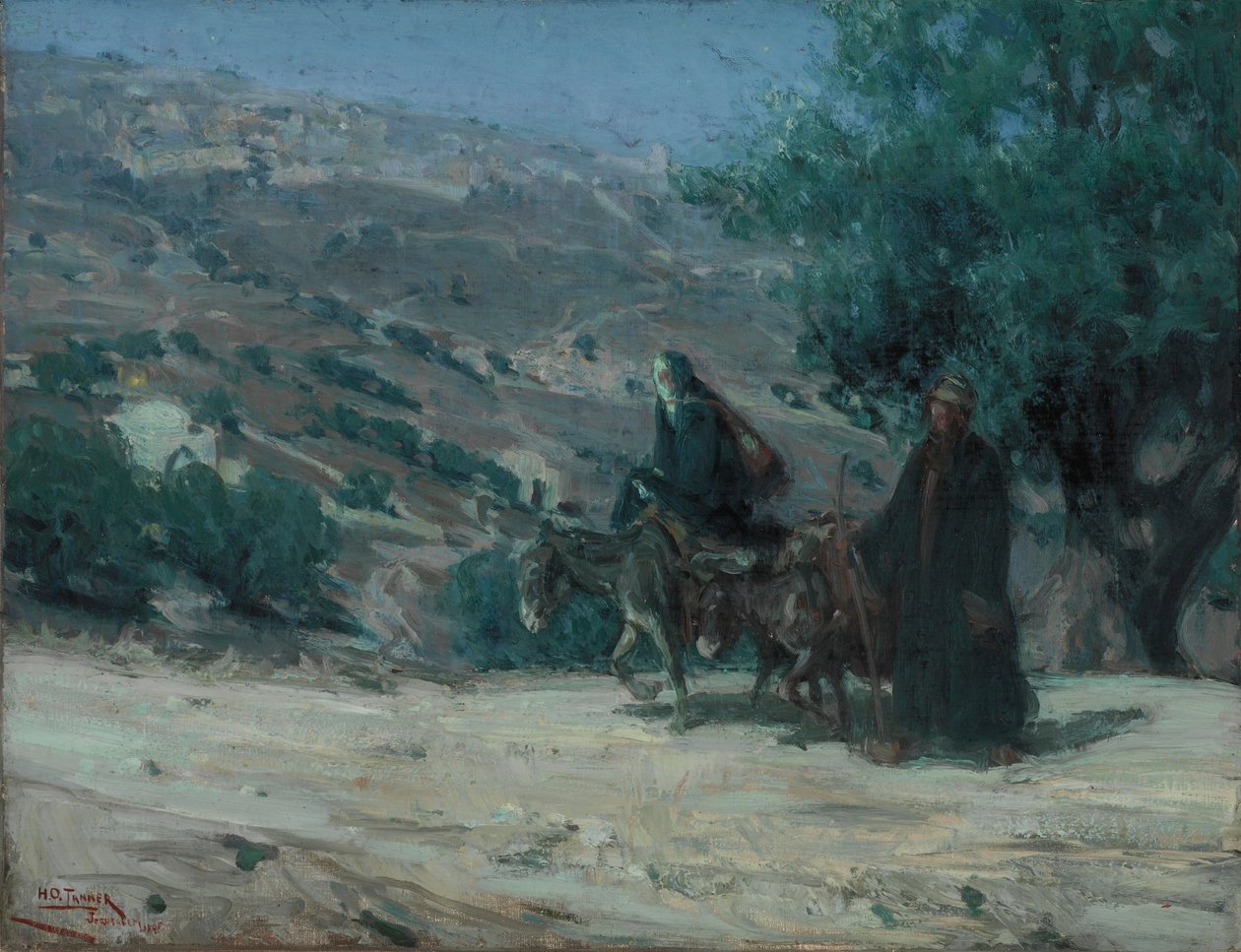 Vlucht naar Egypte door Henry Ossawa Tanner