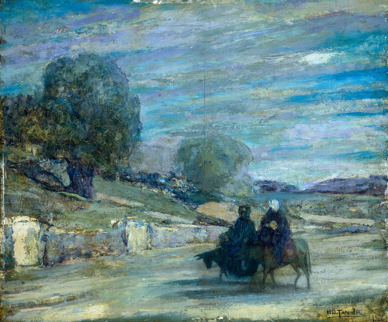 Vlucht naar Egypte, 1921 door Henry Ossawa Tanner