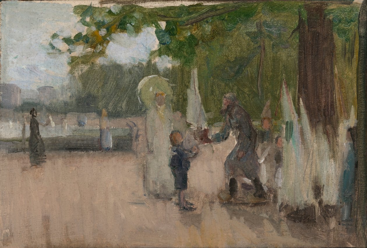 De man die boten verhuurde door Henry Ossawa Tanner