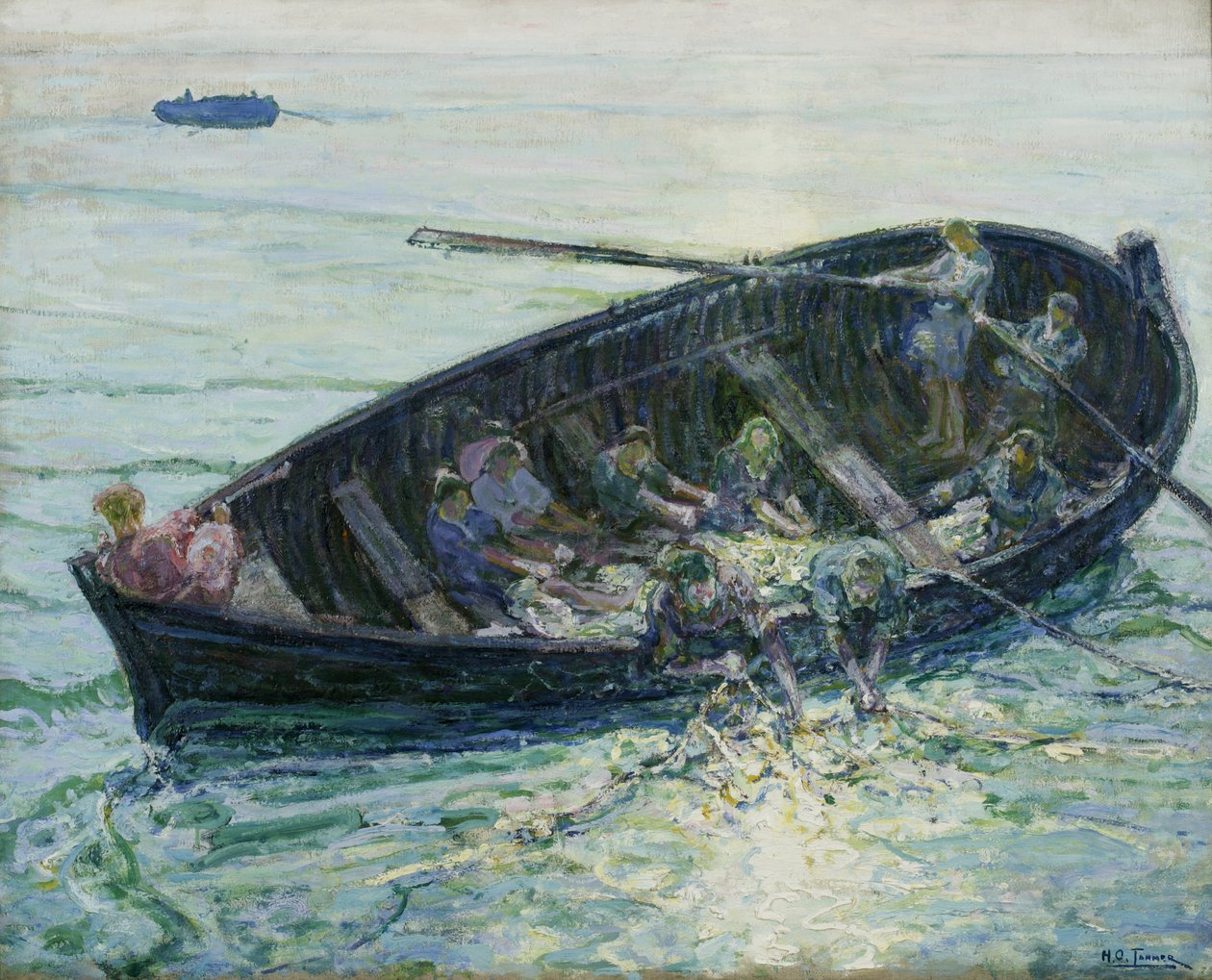 De Wonderbaarlijke Vangst van Vissen door Henry Ossawa Tanner
