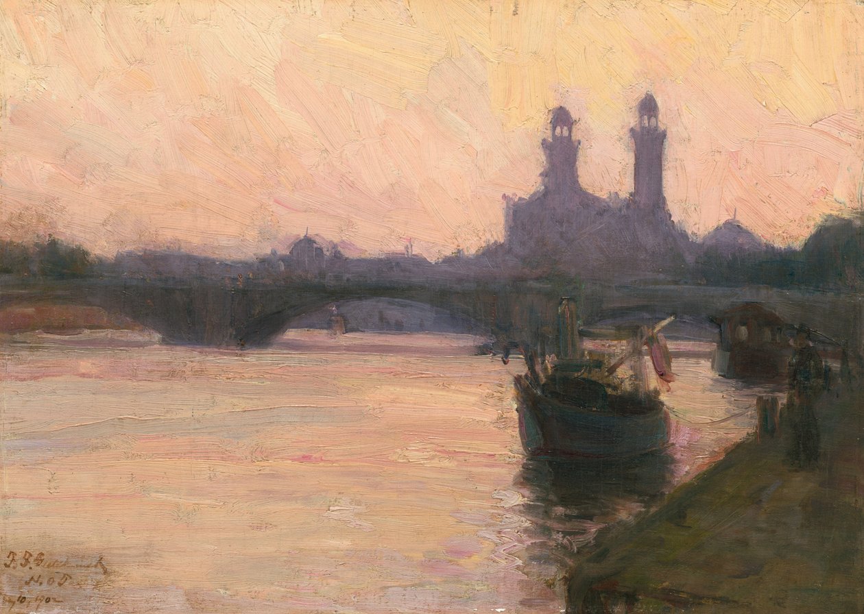 De Seine door Henry Ossawa Tanner