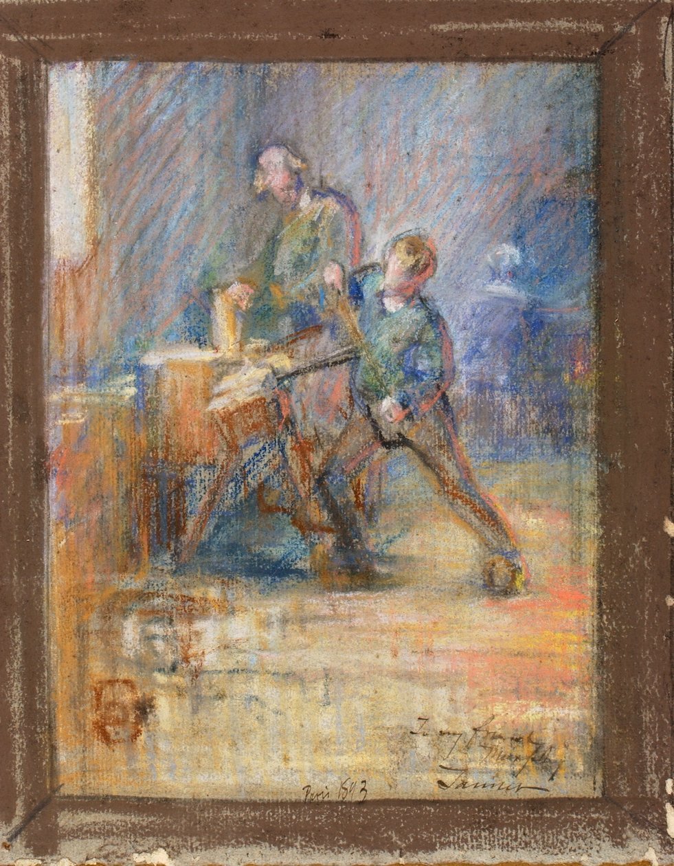 De jonge sabotagemaker door Henry Ossawa Tanner