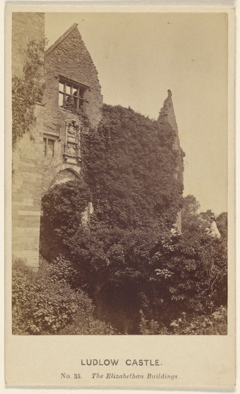 Kasteel Ludlow. De Elizabethaanse gebouwen. door Henry Peach Robinson
