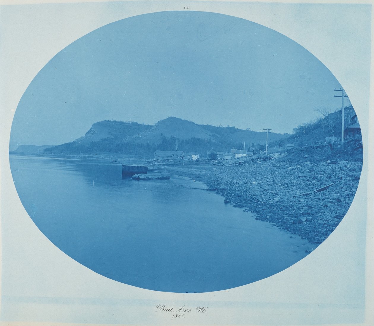 Bad Axe, Wis. 1885 (foto) door Henry Peter Bosse