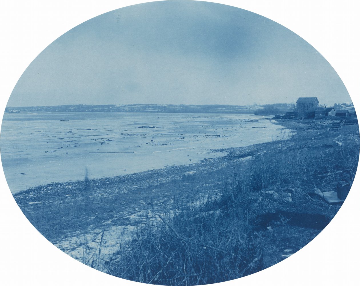 Levee bij Rapids City, Illinois door Henry Peter Bosse