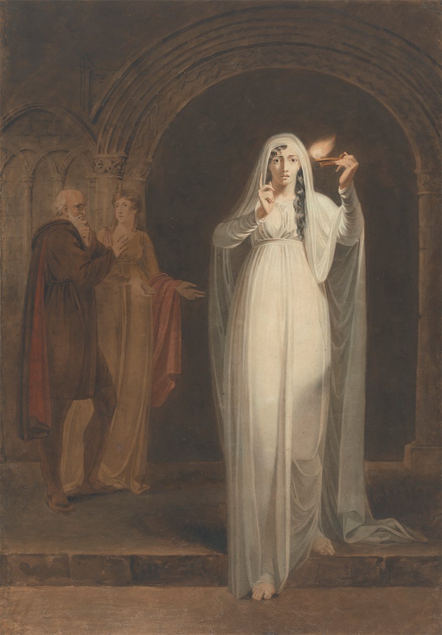 De slaapwandelende scène in Macbeth door Henry Pierce Bone