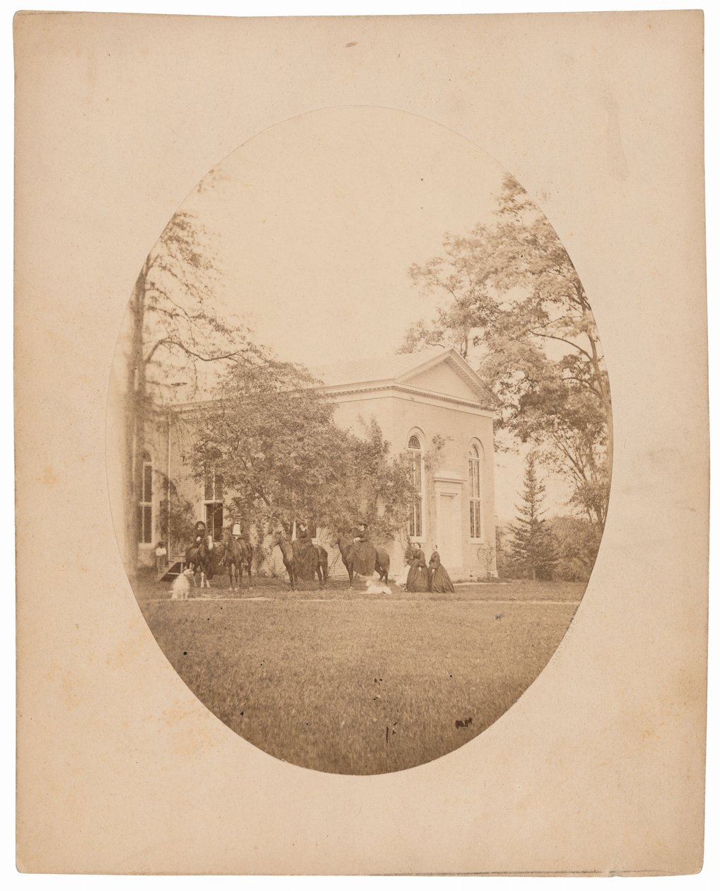 Doughoregan Manor, Maryland, ca. 1860 (foto) door Henry Pollock