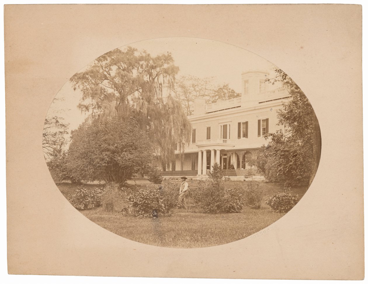 Doughoregan Manor, Maryland, ca. 1860 (foto) door Henry Pollock