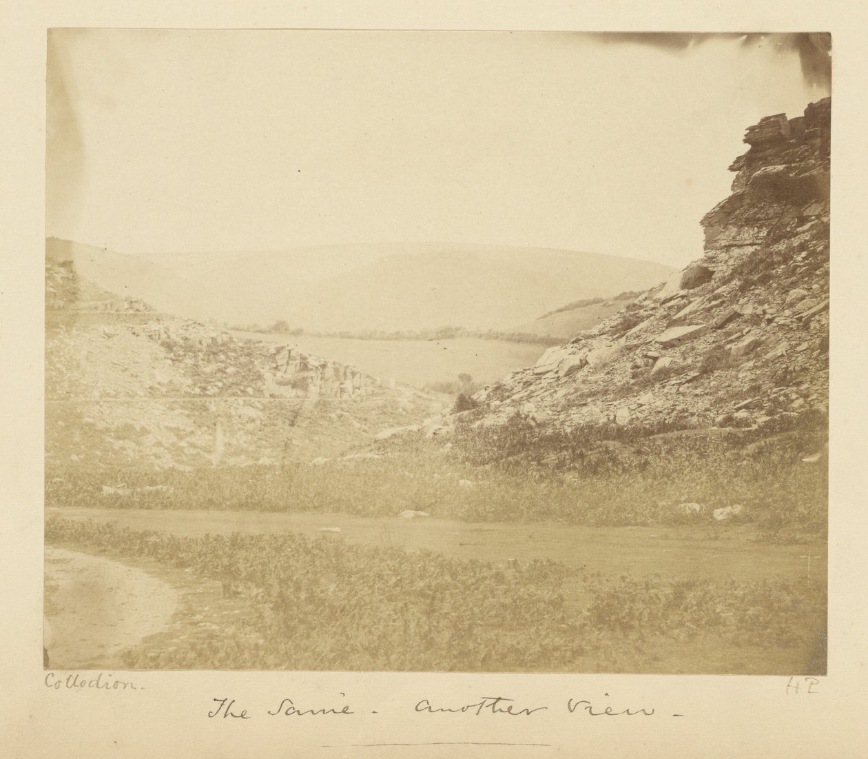 Hetzelfde, een andere kijk [Valley of Rocks] door Henry Pollock