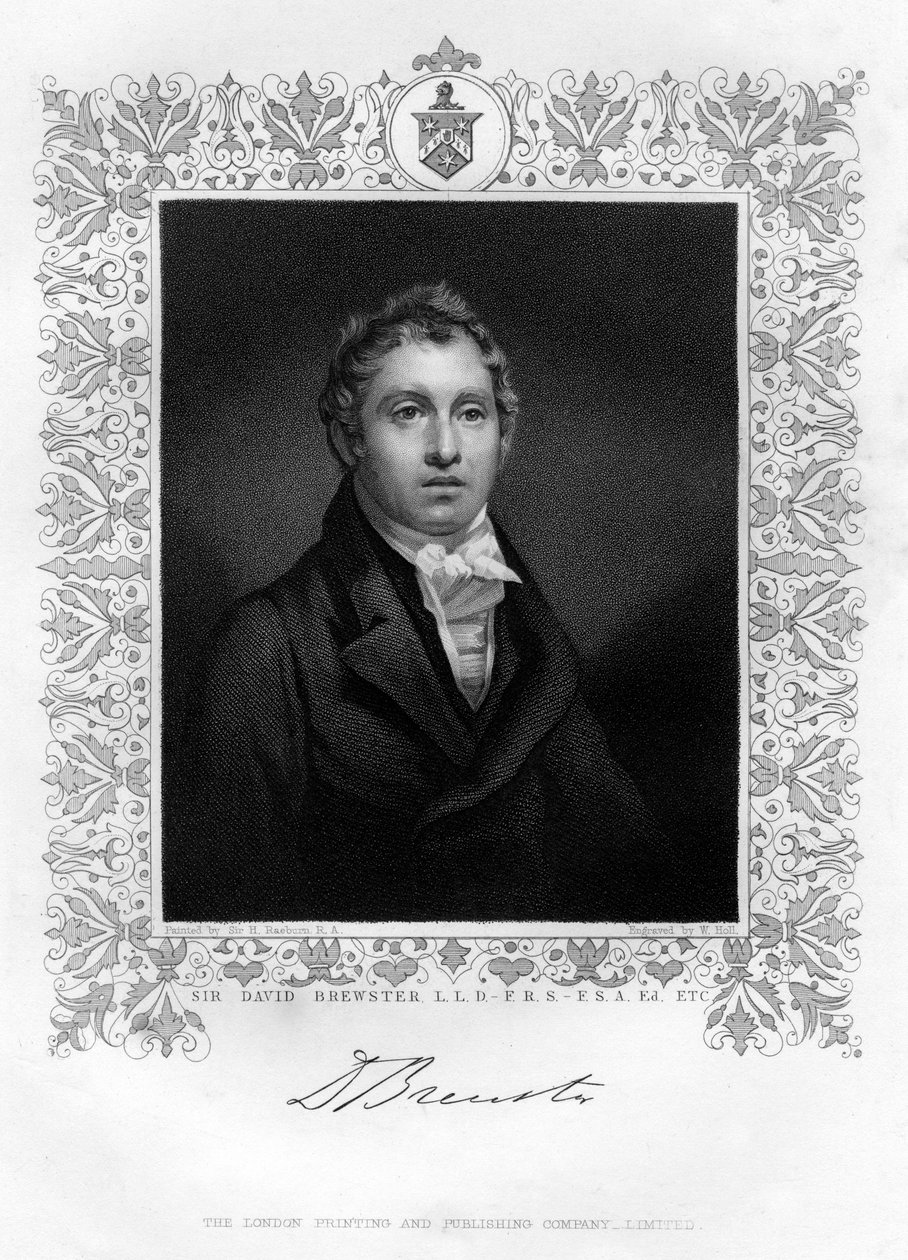 Sir David Brewster, 19e eeuw door Henry Raeburn