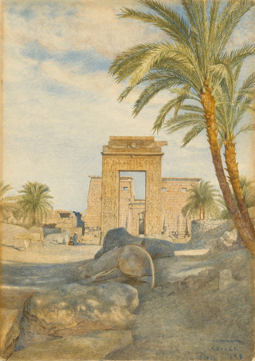 De Tempel van Karnak door Henry Roderick Newman