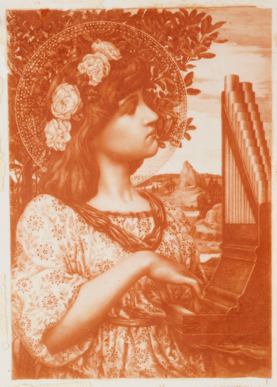 Sint Cecilia door Henry Ryland