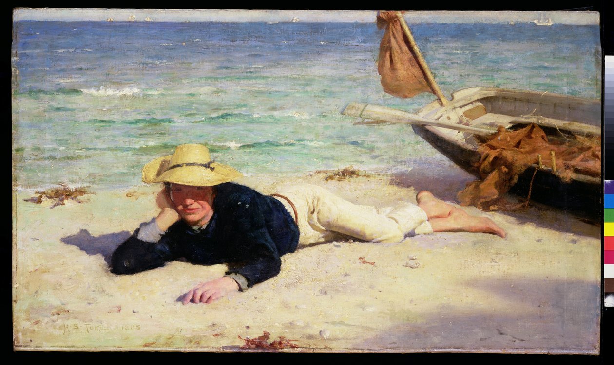 Een Heet Zomerdag door Henry Scott Tuke