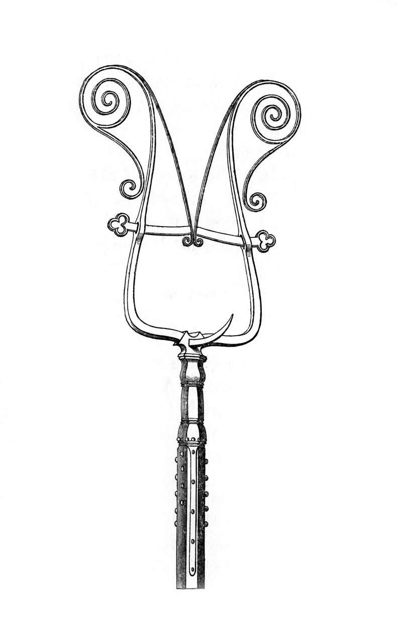Catch-pole, midden 16e eeuw, 1843 door Henry Shaw