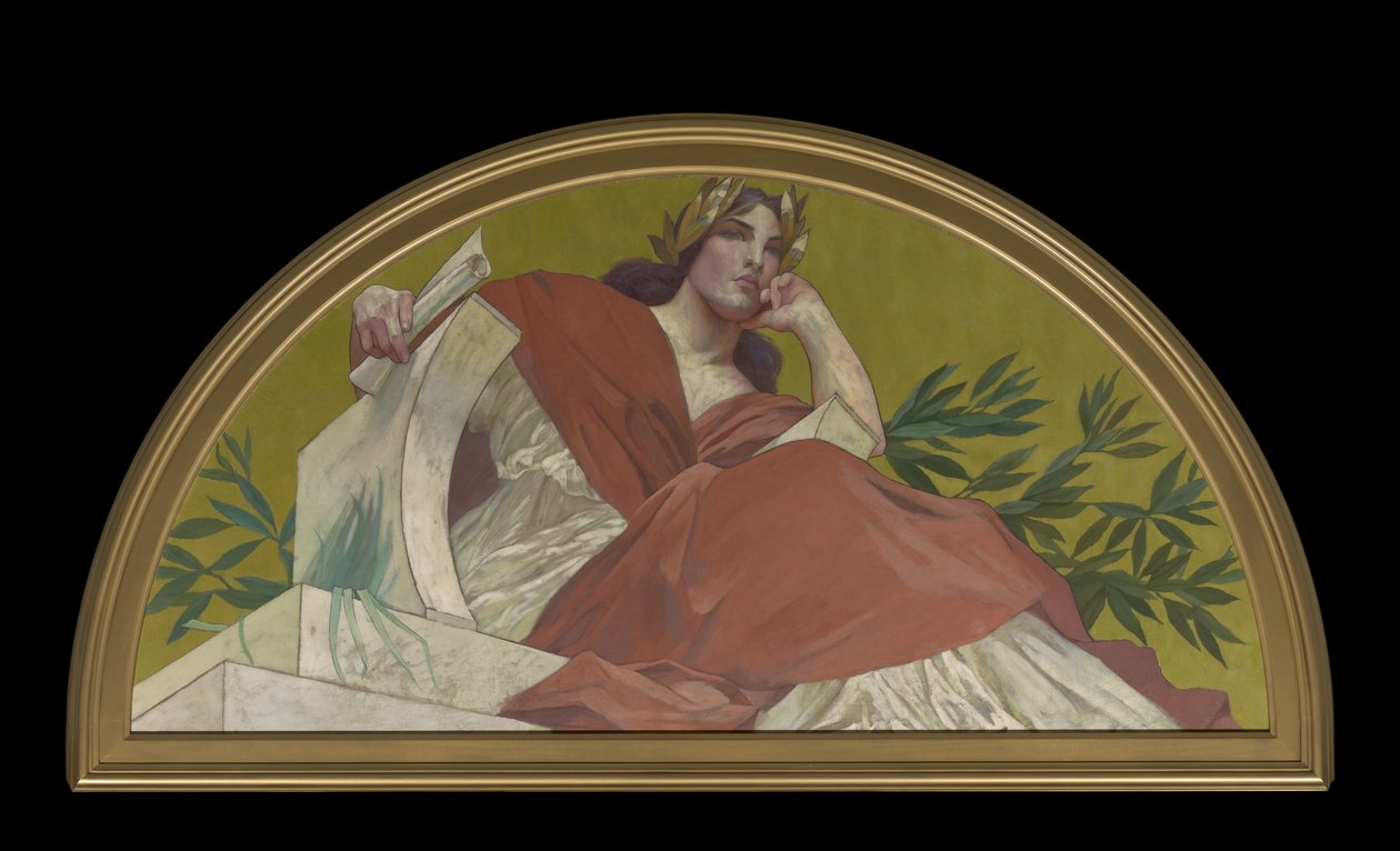 Muse van Tragedie door Henry Siddons Mowbray