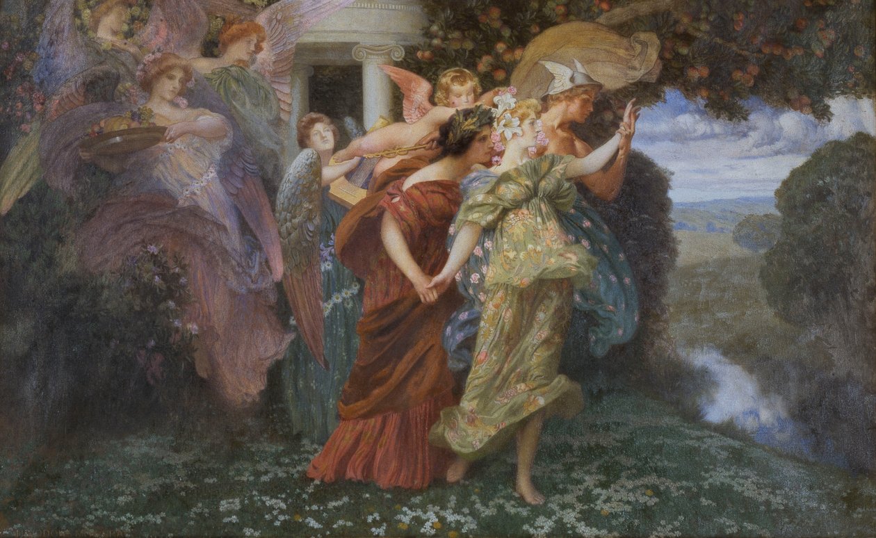 Het huwelijk van Persephone door Henry Siddons Mowbray