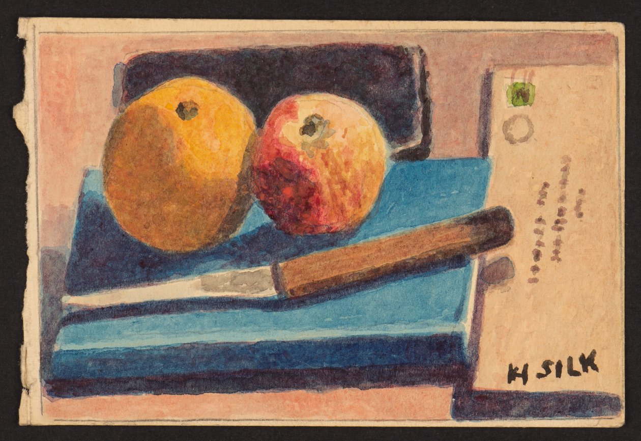Fruit en mes, ca. 1930 door Henry Silk