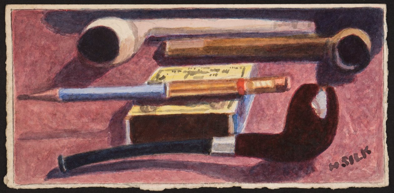 Pijpen, ca. 1930 door Henry Silk