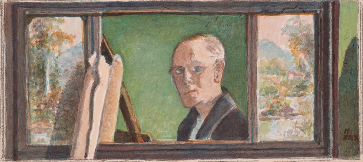 Zelfportret door Henry Silk