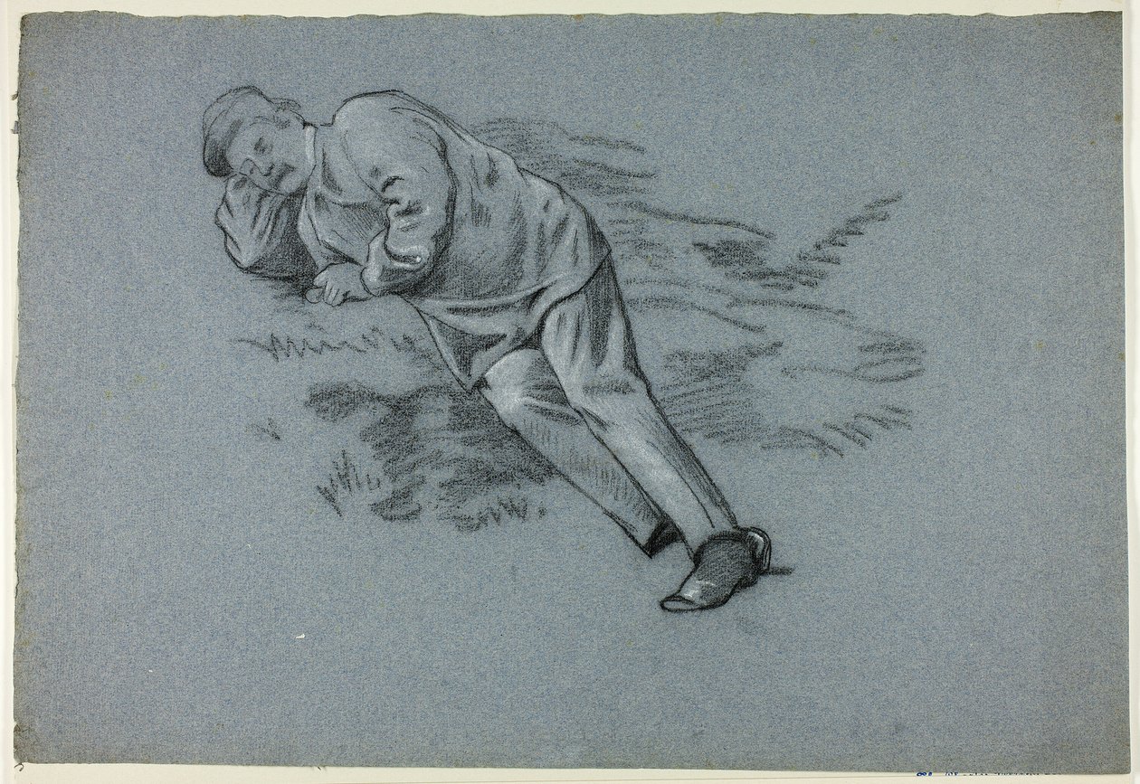 Slapende man door Henry Stacy Marks
