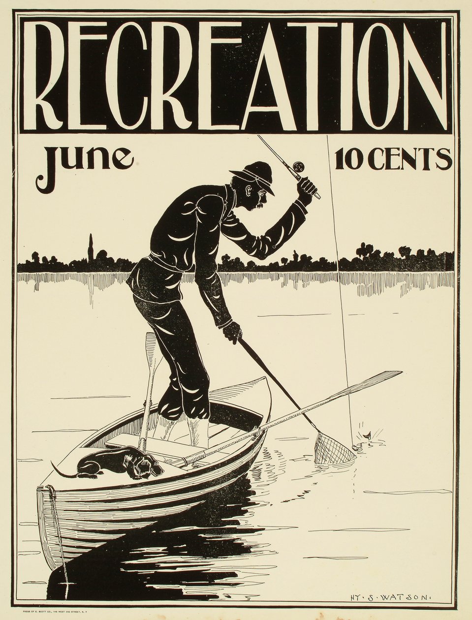 Recreatie, juni door Henry Sumner Watson