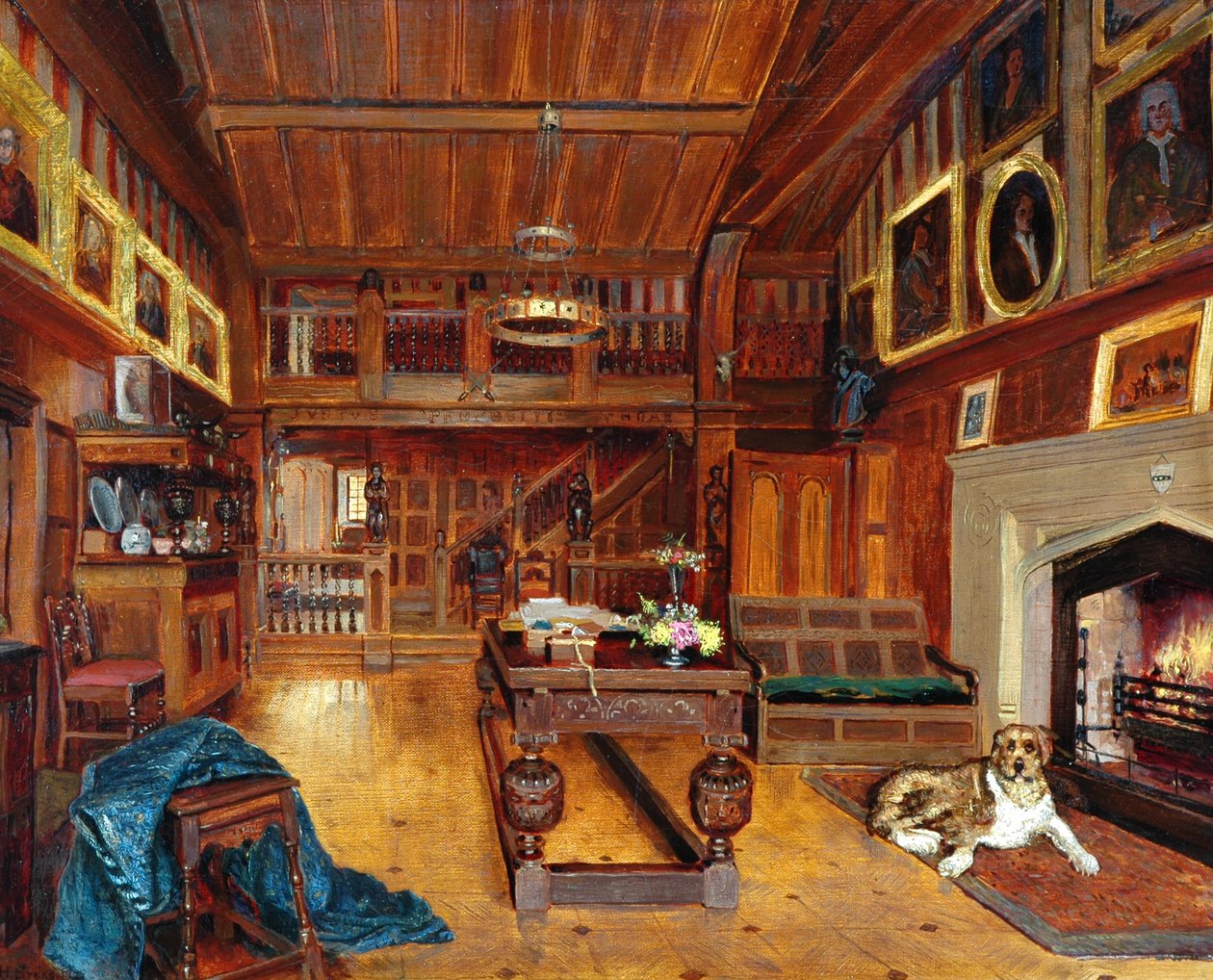Shibden Hall, Housebody, 1877 door Henry Sykes