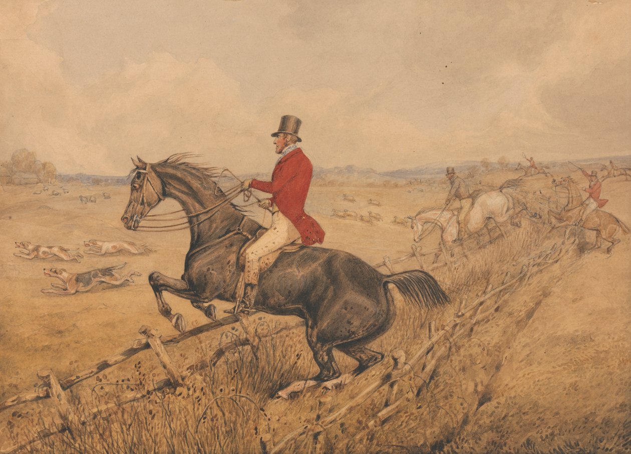 In en uit slim door Henry Thomas Alken