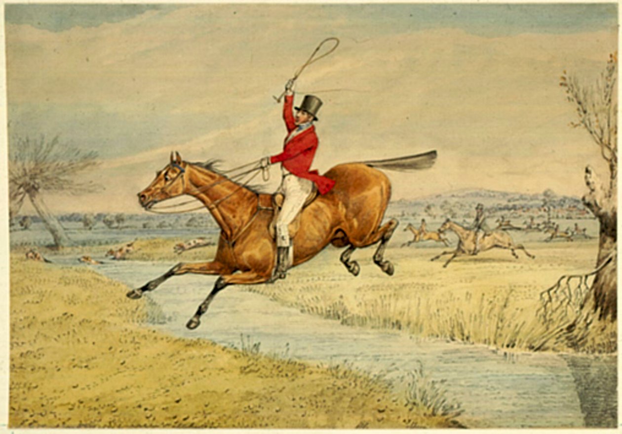 Over de Stroom door Henry Thomas Alken