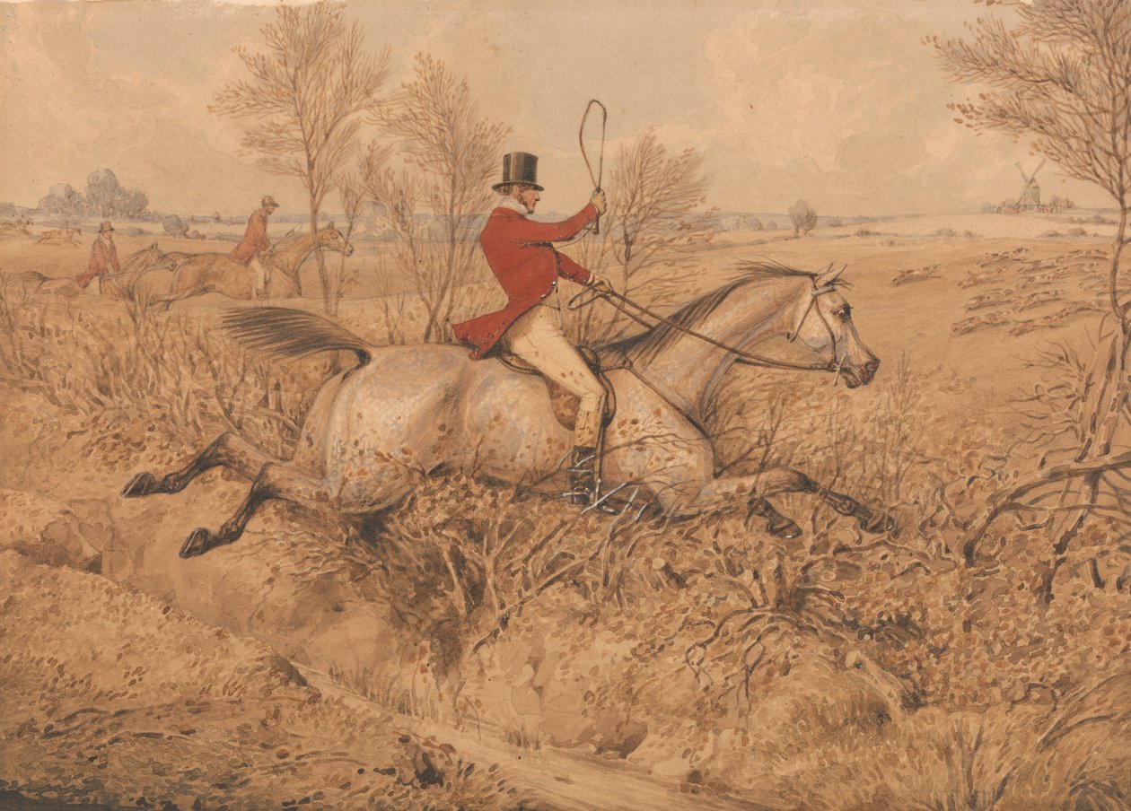 Een Rasper Slaan door Henry Thomas Alken