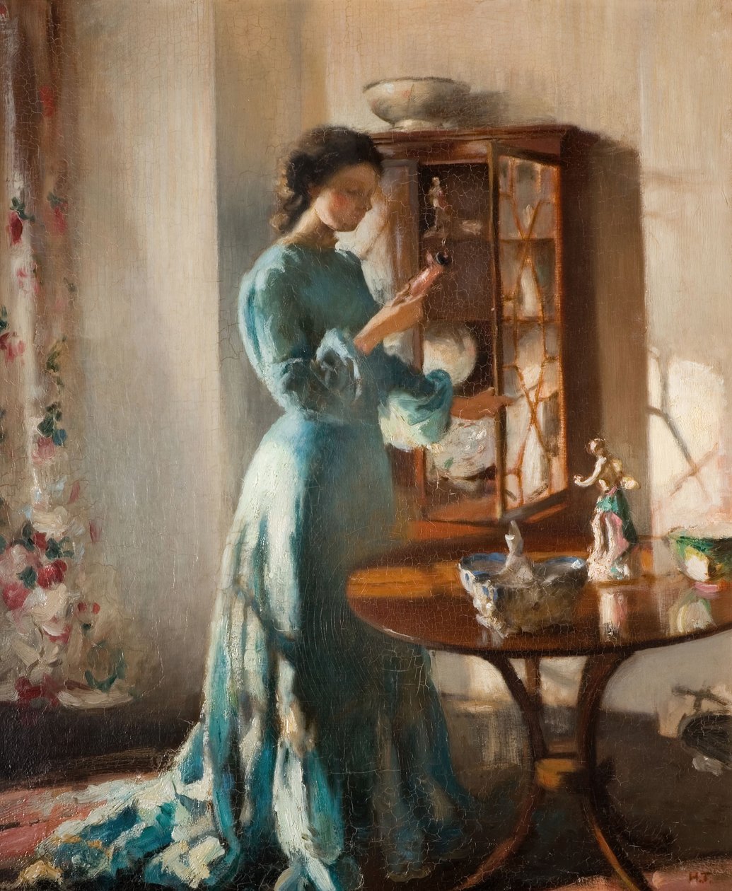 De porseleinkast, 1903 door Henry Tonks