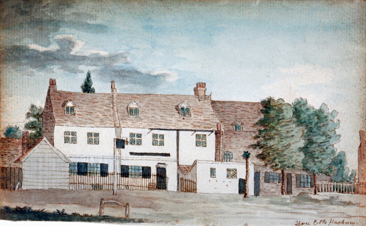 The Three Colts Inn, Hackney, Londen door Henry Vaughan