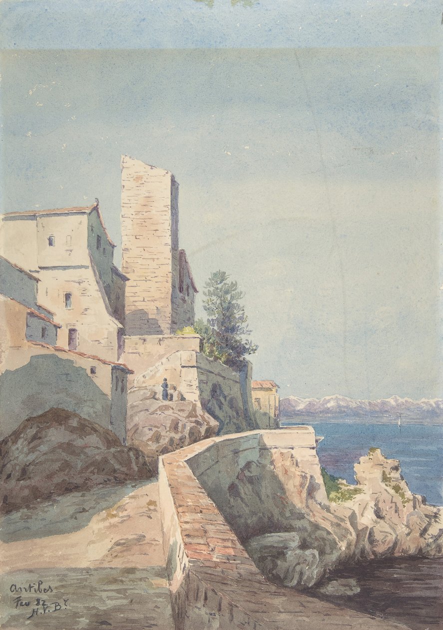 Antibes door Henry Victor Burgy