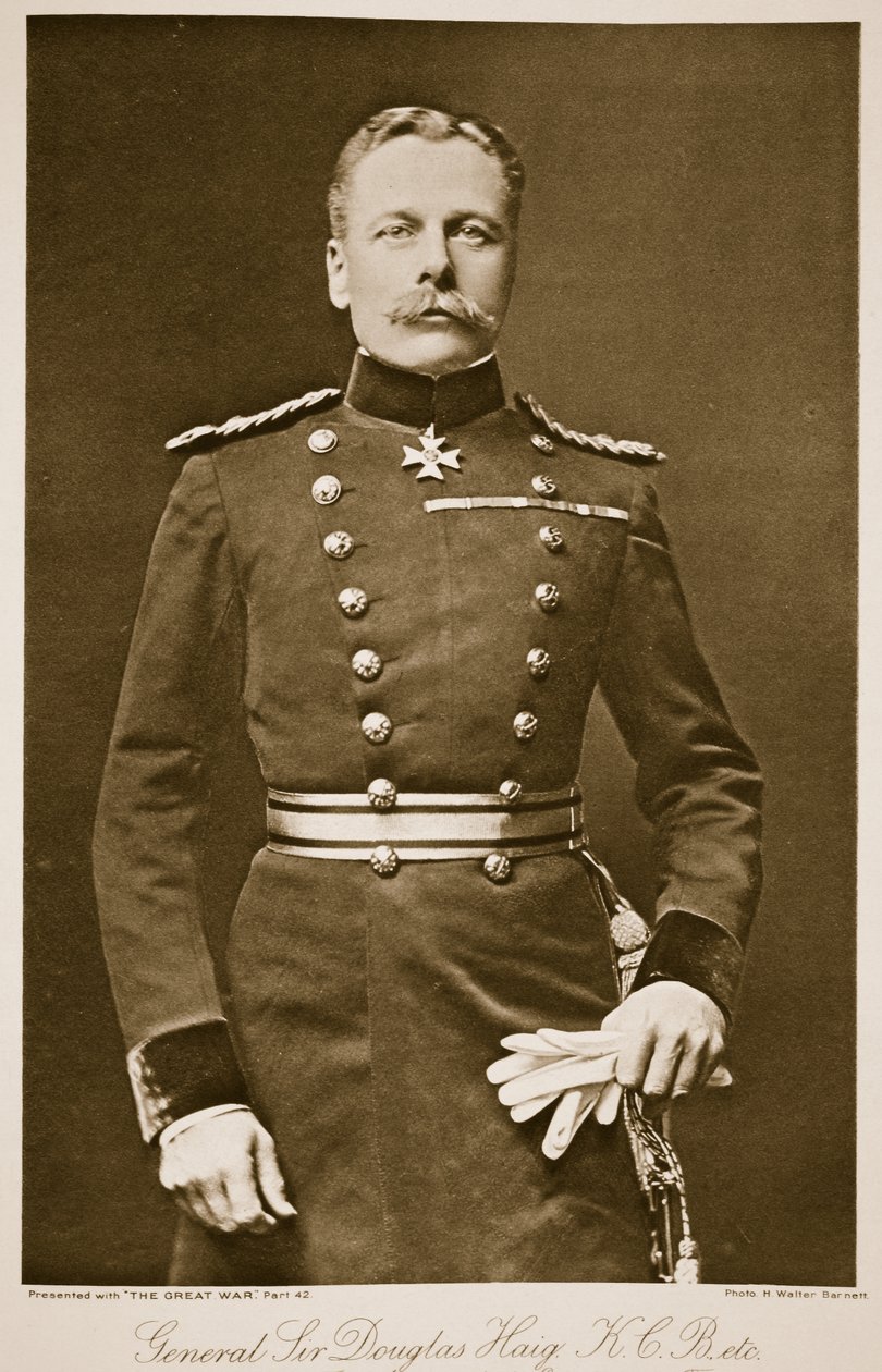 Generaal Sir Douglas Haig, 1914-19 door Henry Walter Barnett