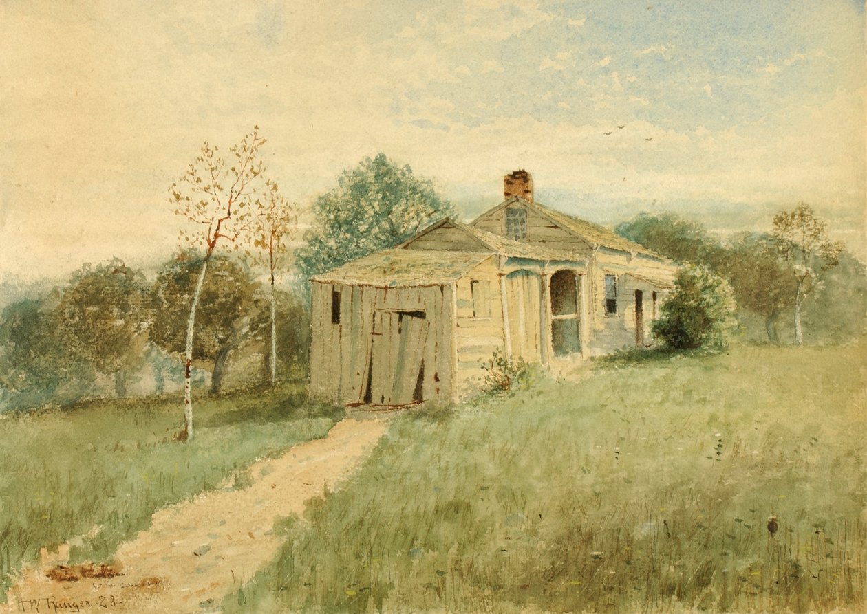 Zonder Titel, 1883 door Henry Ward Ranger
