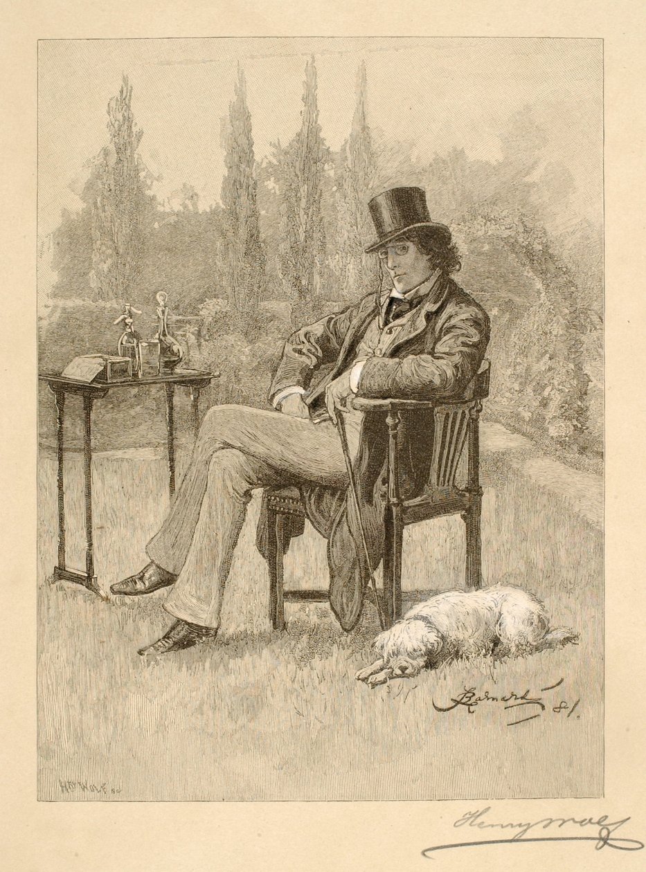 Henry Irving thuis door Henry Wolf