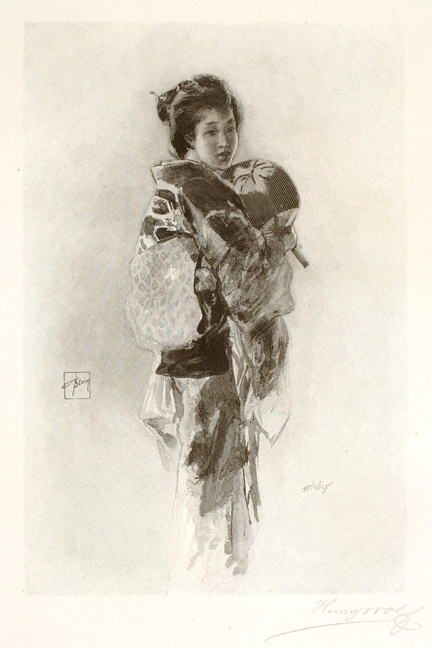 Japans Meisje (De Musmee) door Henry Wolf