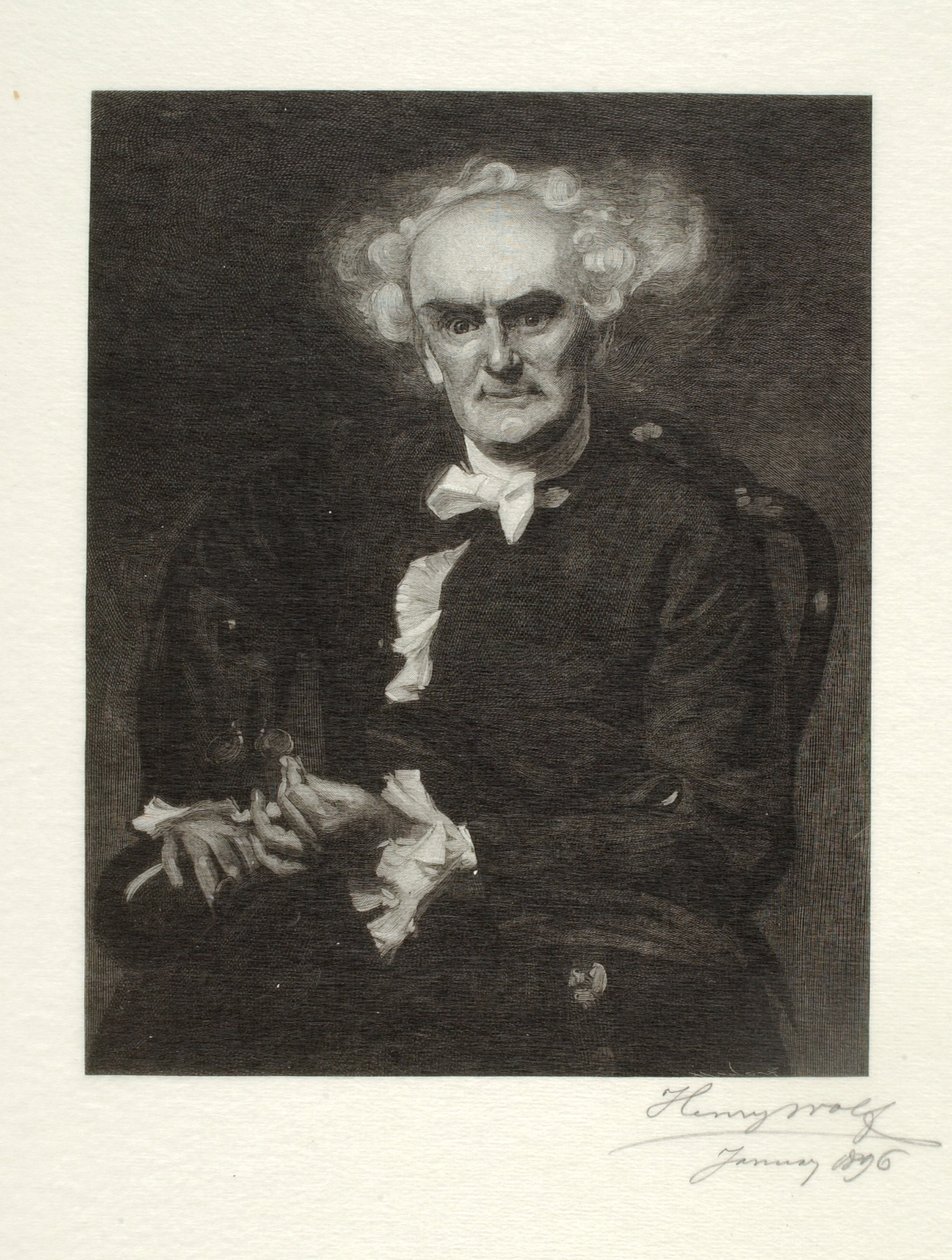Joseph Jefferson als "Dr. Pangloss" door Henry Wolf