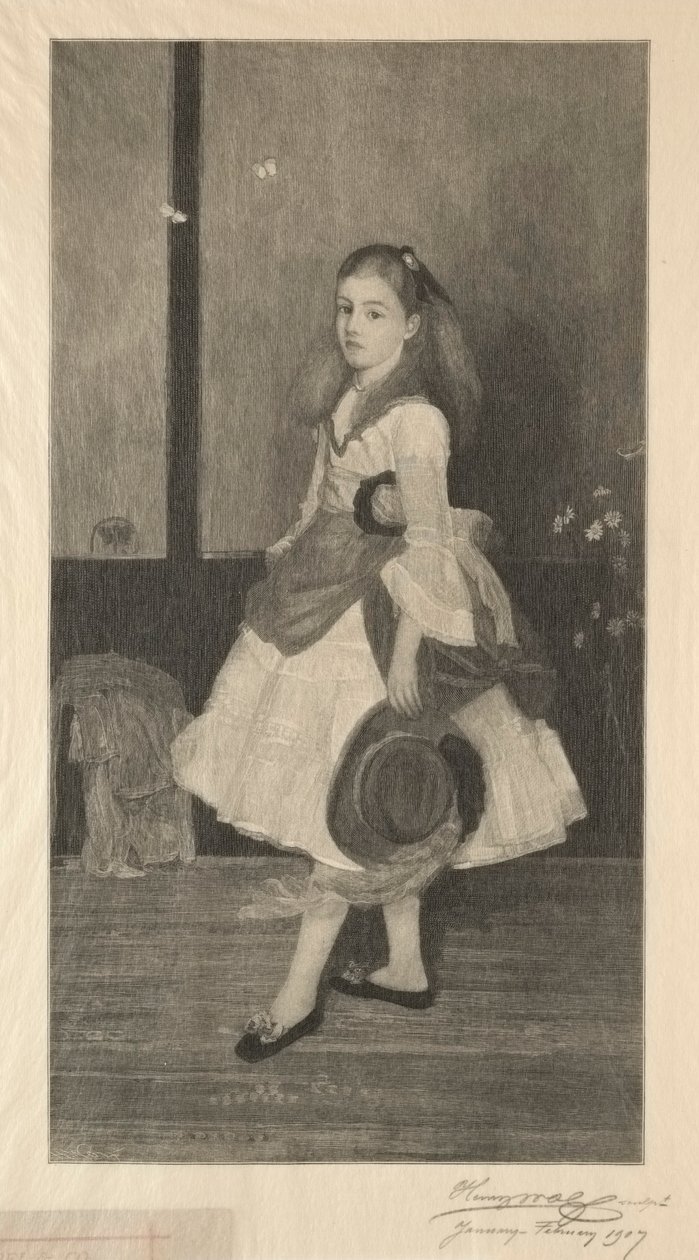 Miss Alexander, 1907 door Henry Wolf