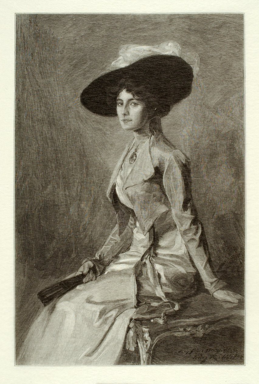 Miss Alice Chase door Henry Wolf