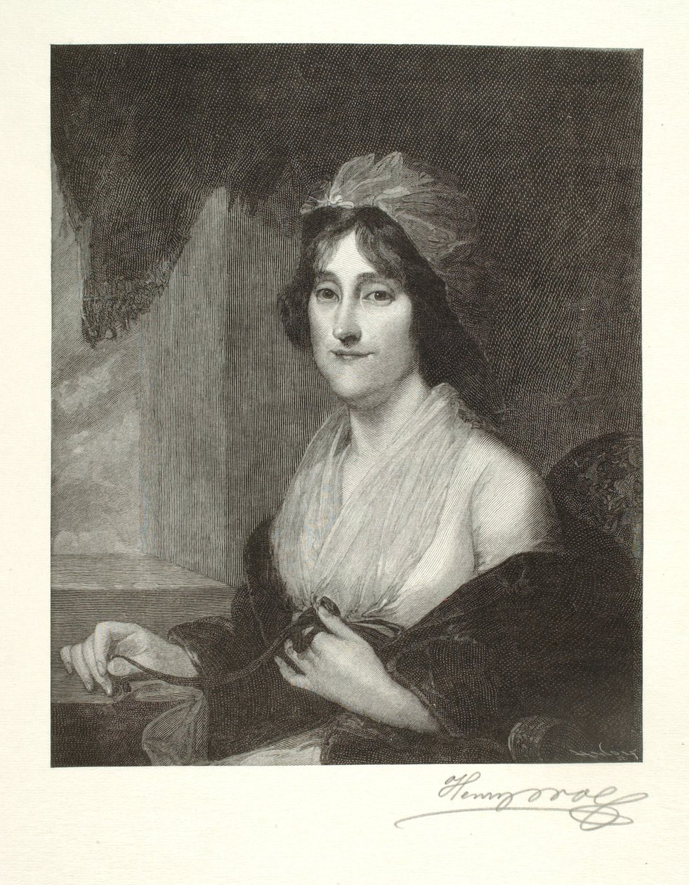 Mevrouw William Rawle (Sarah Coates Burge) door Henry Wolf