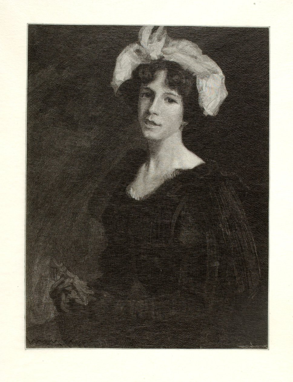 Portret van mevrouw C. door Henry Wolf