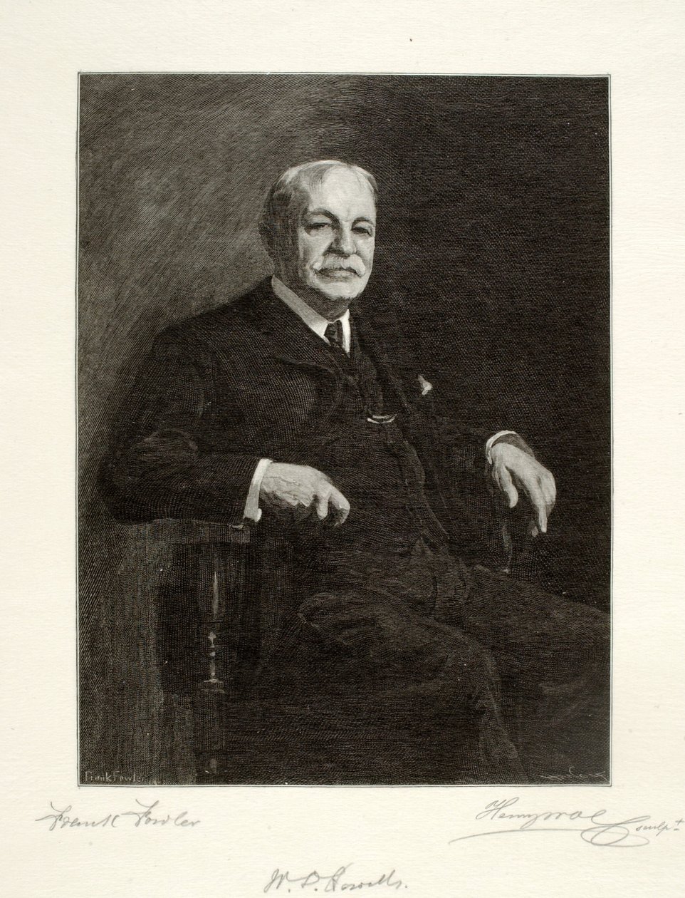 William Dean Howells door Henry Wolf