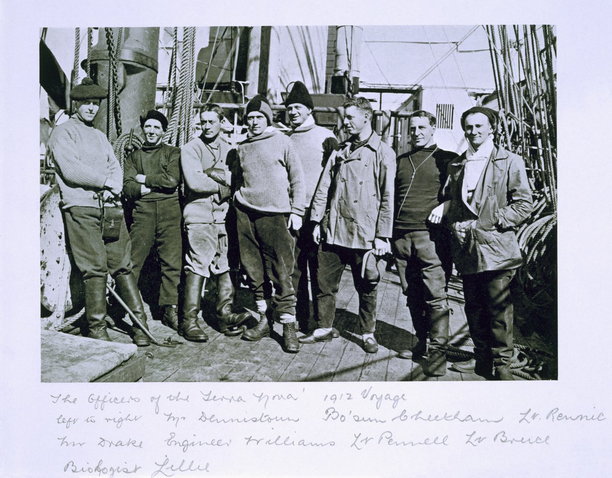 De officieren van de 