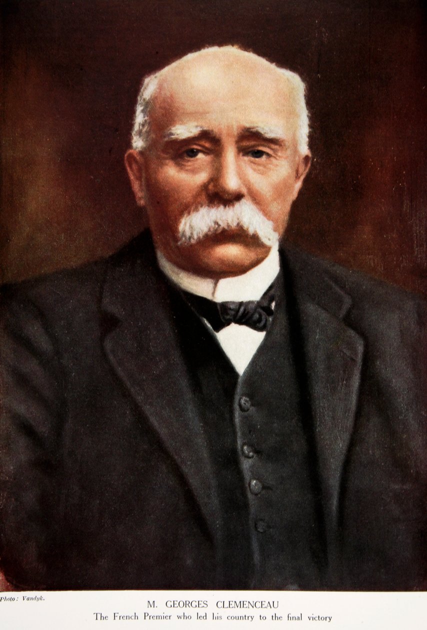 M. Georges Clemenceau, 1914-19 door Herbert Vandyk